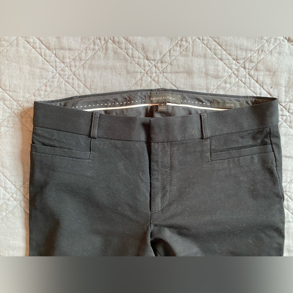 Black Banana Republic Sloan Ankle Pant